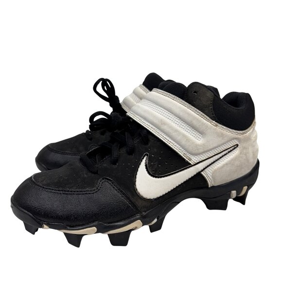 Nike Alpha Huarache VRSTY Mid Kystn Mens Baseball Cleat Ao7956-003 Size 7.5 - Picture 1 of 16
